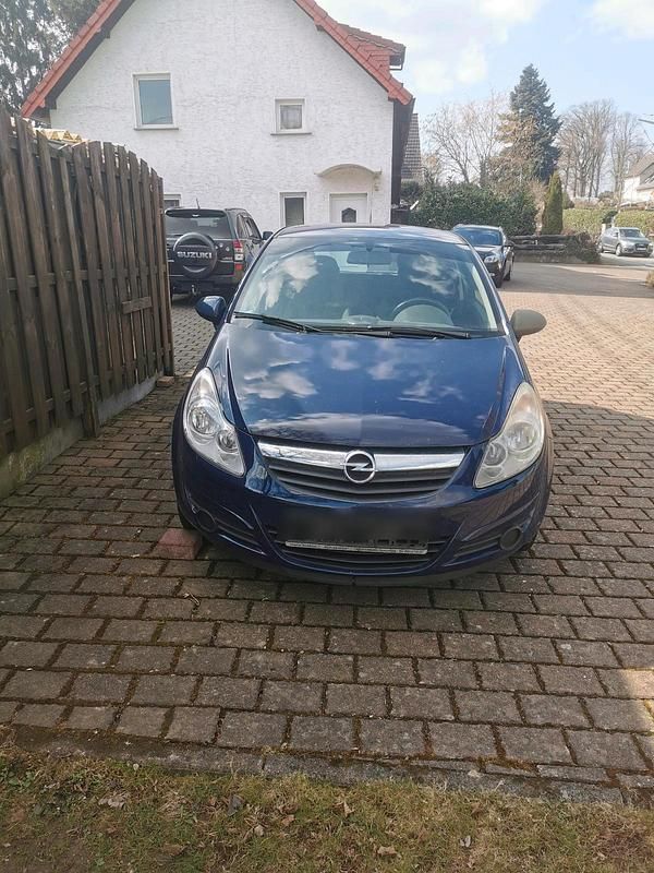 Blau Gebraucht 2009 Opel Corsa Kleinwagen | 1.299 € (Guter Preis) - Bild 1/4