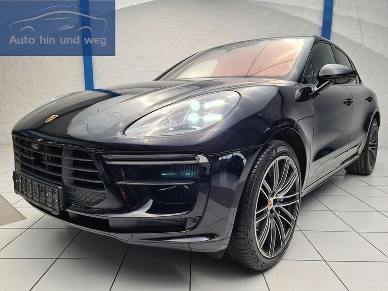 Tiefschwarzmetallic Gebraucht 2020 Porsche Macan Turbo Chrono SUV | 55.800 € (Superpreis) - Bild 1/4