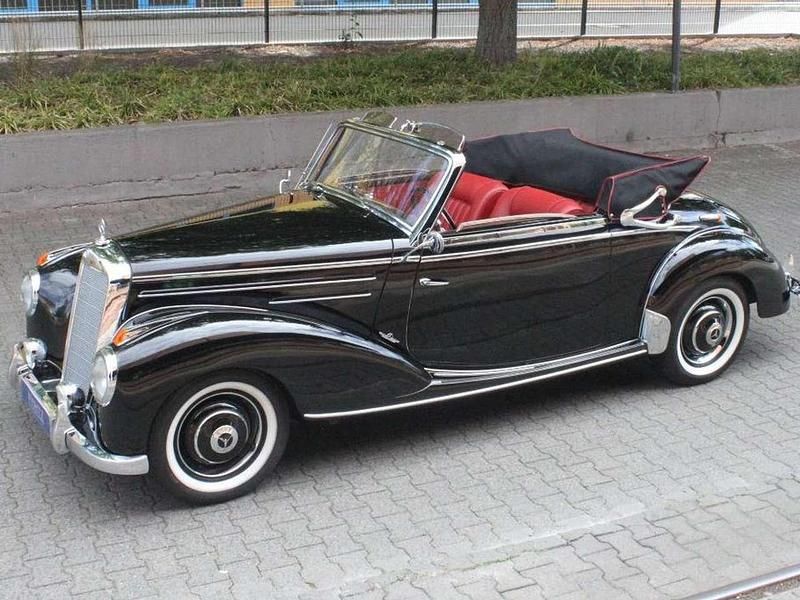 Schwarz Gebraucht 1955 Mercedes 220 Cabrio | 149.000 € - Bild 1/4