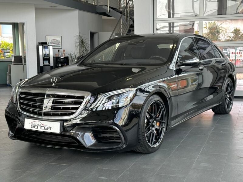 Obsidianschwarz metalliclack Gebraucht 2019 Mercedes S63 AMG AMG Limousine | 74.990 € (Guter Preis) - Bild 1/4