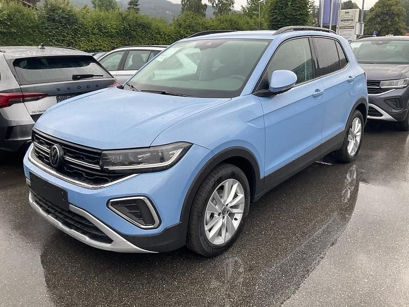 Clear blue metallic Neu 2025 VW T-Cross Life SUV | 31.495 € (Fairer Preis) - Bild 1/3