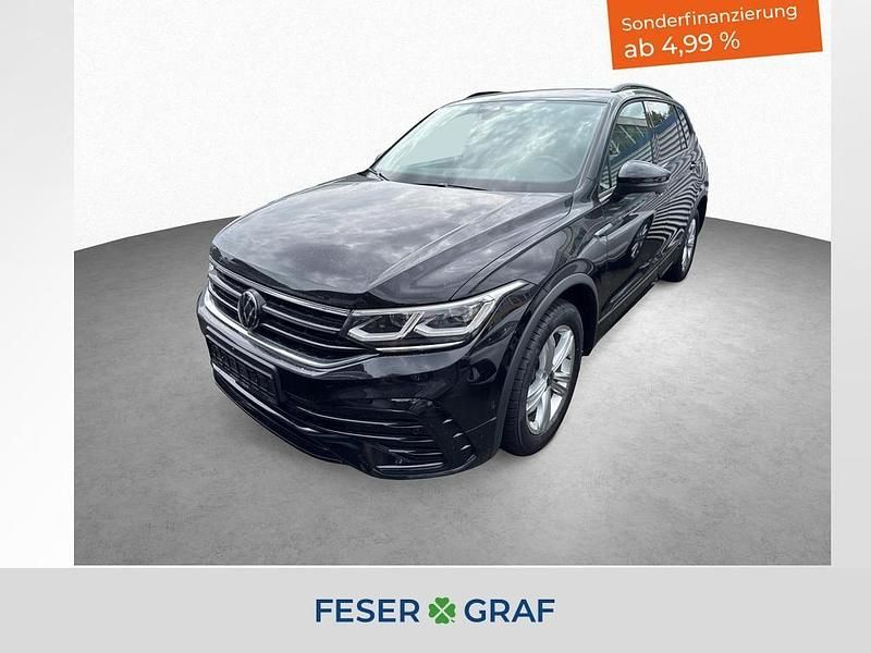 Deep black perleffekt Gebraucht 2024 VW Tiguan Allspace R-line SUV | 39.390 € (Superpreis) - Bild 1/3