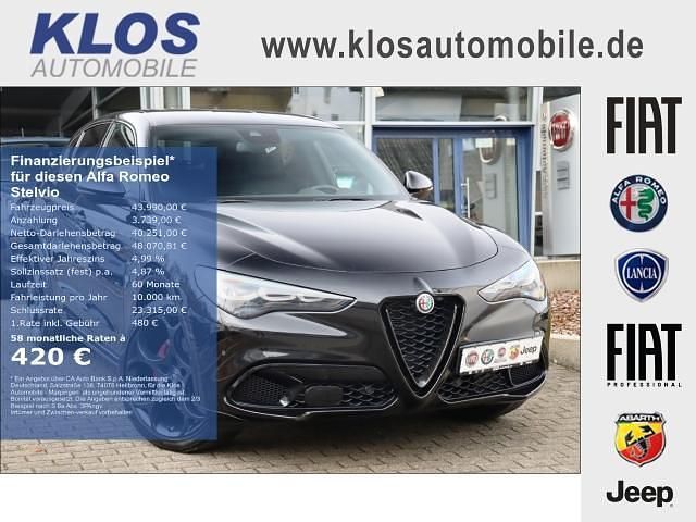 Schwarz Gebraucht 2023 Alfa Romeo Stelvio Competizione SUV | 43.990 € (Teuer) - Bild 1/4