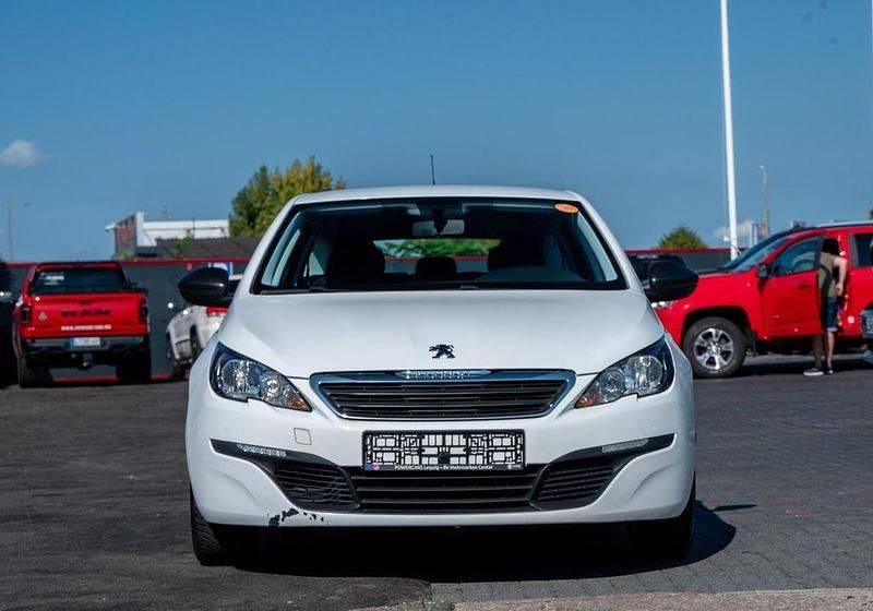 Gebraucht Peugeot 308 Access 110 PS (80 kW) 2014 Lack weiss banquise/deckende l Kombi