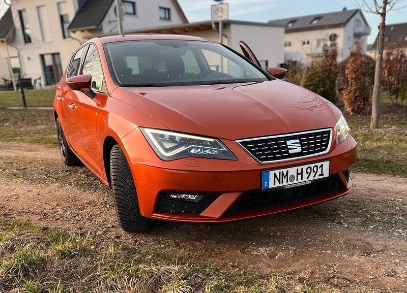 Gebraucht Seat Leon XCELLENCE 125 PS (91 kW) 2018 Orange Limousine