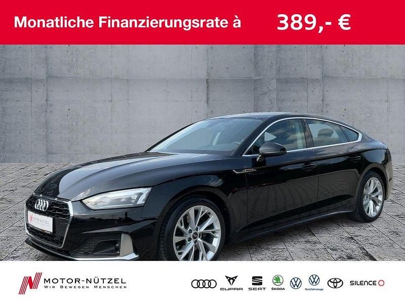 Schwarz Gebraucht 2022 Audi A5 Sportback Advanced Limousine | 29.630 € (Guter Preis) - Bild 1/4