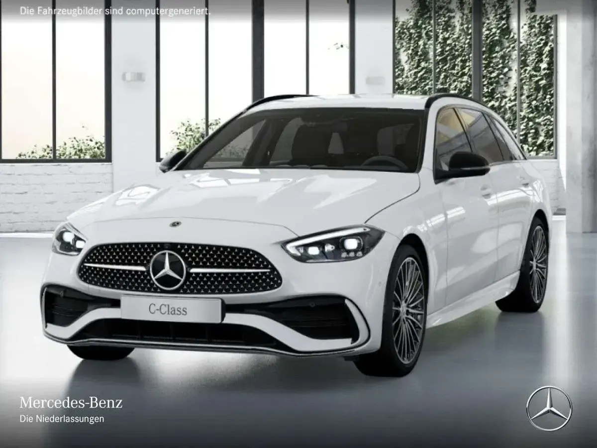 Gebraucht Mercedes C220 AMG 200 PS (147 kW) 2026 Polarweiß Kombi