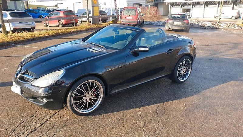 Schwarz Gebraucht 2006 Mercedes SLK280 Cabrio | 6.900 € (Superpreis) - Bild 1/4