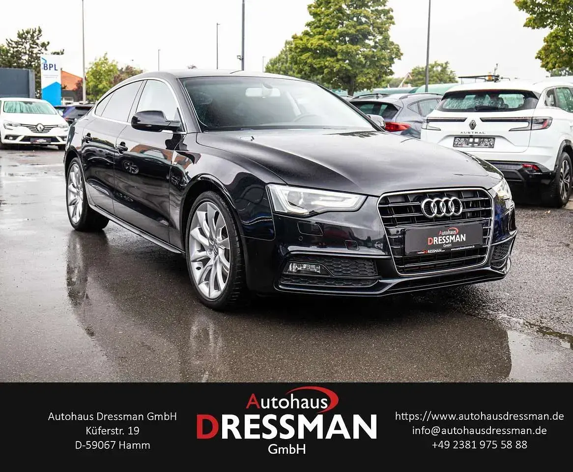 Gebraucht Audi A5 Sportback S-Line 170 PS (125 kW) 2012 Phantomschwarz perleffekt Kleinwagen