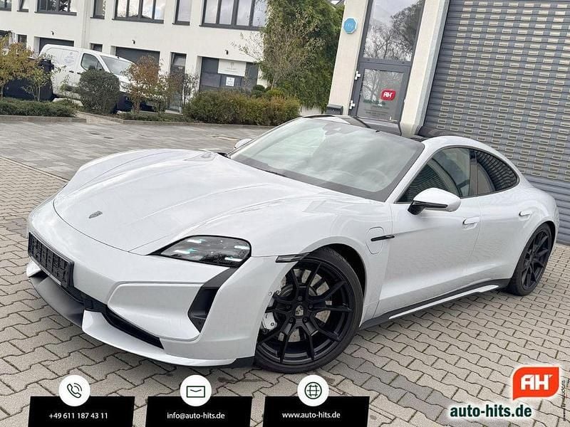 Eisgraumetallic Gebraucht 2024 Porsche Taycan Turbo Limousine | 144.990 € (Superpreis) - Bild 1/4