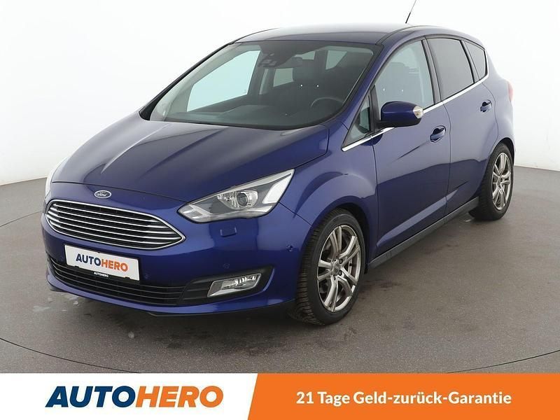 Blau Gebraucht 2016 Ford C-MAX Titanium Van / Kleinbus | 14.710 € (Fairer Preis) - Bild 1/3