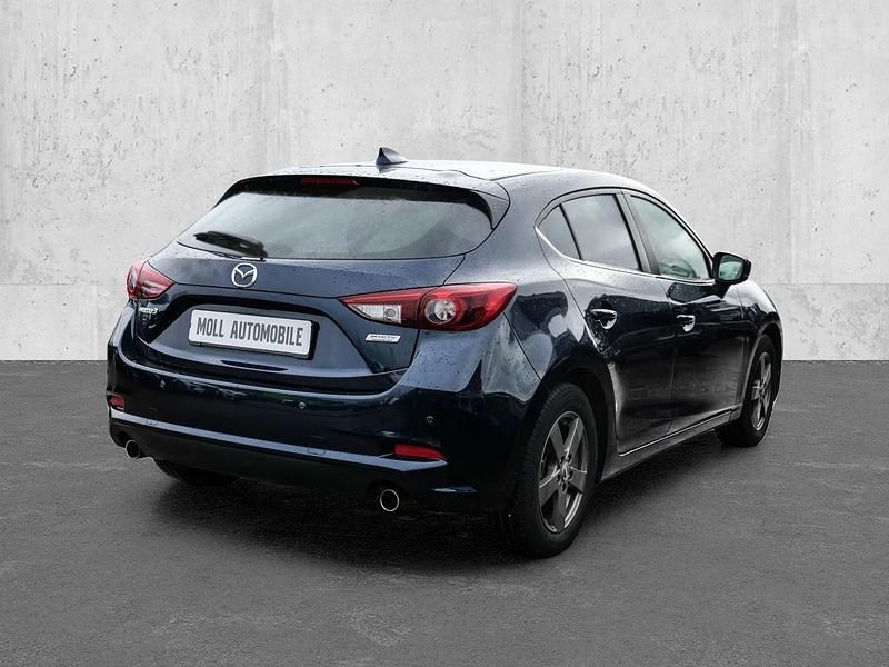 Gebraucht Mazda 3 Exclusive-Line 165 PS (121 kW) 2017 Blau Kleinwagen