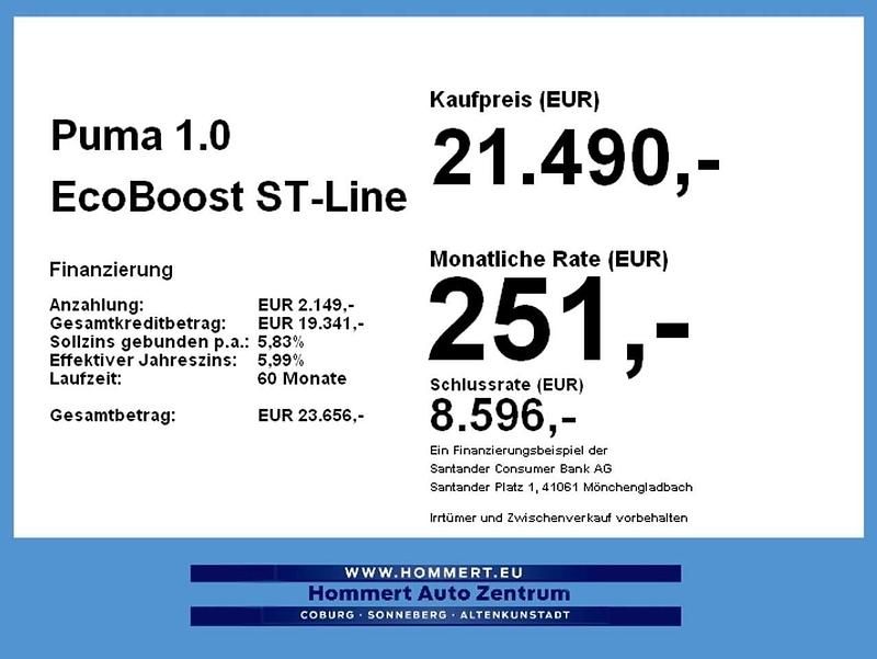 Gebraucht Ford Puma ST-Line 155 PS (114 kW) 2024 Solar silber metallic SUV