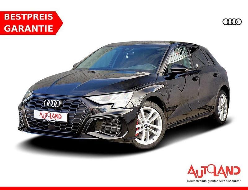 Schwarz Gebraucht 2021 Audi A3 Sportback e-tron S-Line Limousine | 25.950 € (Fairer Preis) - Bild 1/4