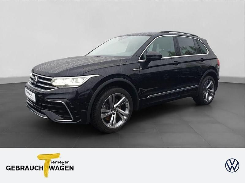 Schwarz Gebraucht 2021 VW Tiguan R-line SUV | 32.470 € (Guter Preis) - Bild 1/4