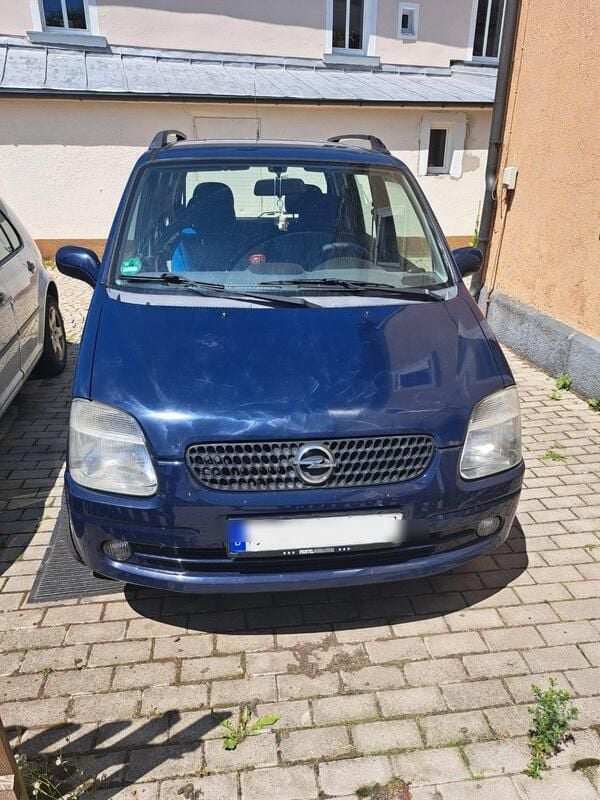 Blau Gebraucht 2000 Opel Agila Kleinwagen | 1.000 € (Fairer Preis) - Bild 1/4