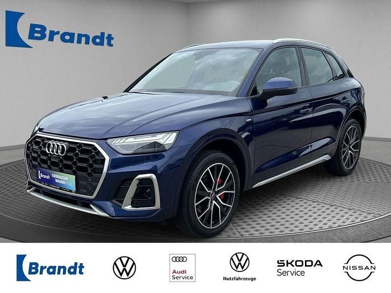 Navarrablau metallic (metallic) Gebraucht 2023 Audi Q5 S-Line SUV | 43.990 € (Guter Preis) - Bild 1/3