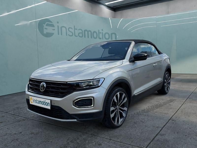 Silber Gebraucht 2020 VW T-Roc Cabriolet Cabrio | 25.749 € - Bild 1/4