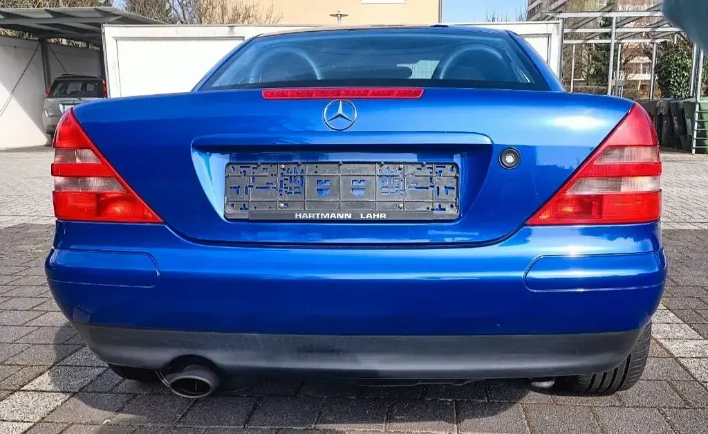 Gebraucht Mercedes SLK200 136 PS (100 kW) 1998 Blau Cabrio