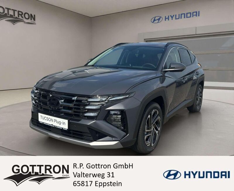 Grau Neu 2025 Hyundai Tucson Prime SUV | 45.899 € (Teuer) - Bild 1/4