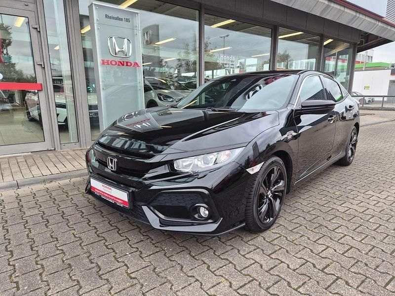 Schwarz Gebraucht 2018 Honda Civic Elegance Limousine | 13.590 € (Fairer Preis) - Bild 1/4