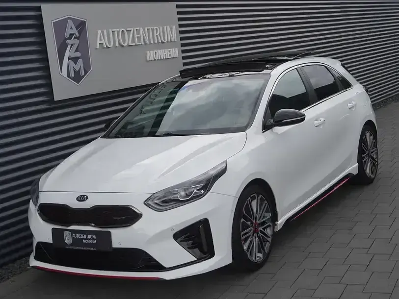 Gebraucht Kia Ceed GT GT 204 PS (150 kW) 2020 Sonderlackierung deluxeweiß metallic Limousine