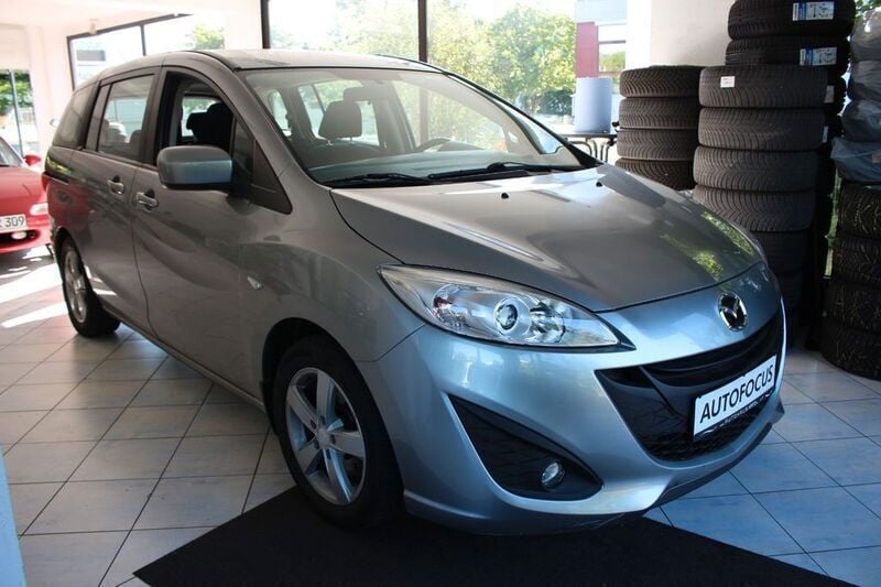 Silber Gebraucht 2012 Mazda 5 Center-Line Van / Kleinbus | 4.690 € (Guter Preis) - Bild 1/4