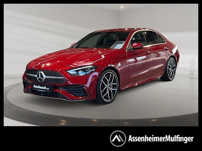 Designo patagonienrot metallic Gebraucht 2024 Mercedes C300 AMG Limousine | 46.860 € (Guter Preis) - Bild 1/4