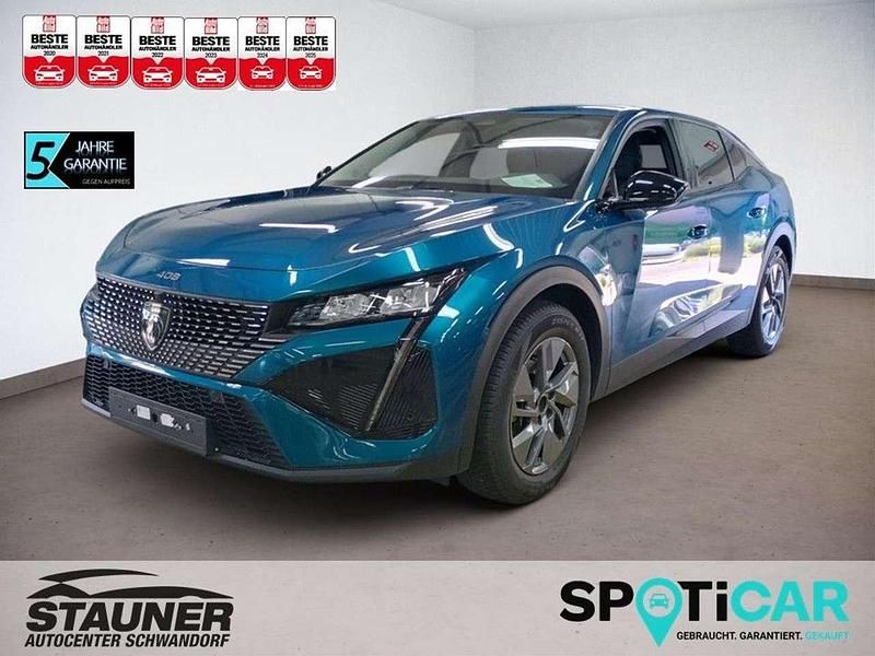 Obsession blau (metallic) Gebraucht 2024 Peugeot 408 Allure Limousine | 22.980 € - Bild 1/4