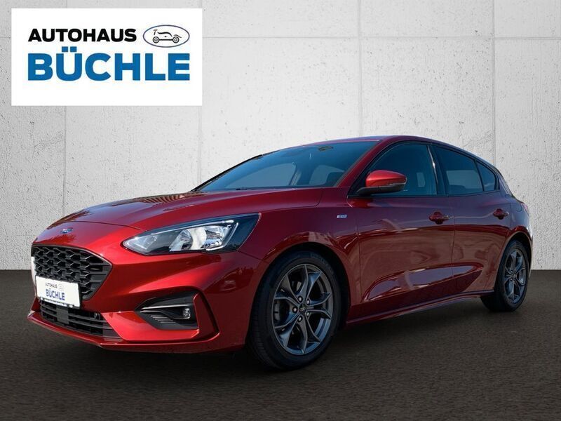 Rot Gebraucht 2018 Ford Focus ST-Line Limousine | 17.880 € (Fairer Preis) - Bild 1/4