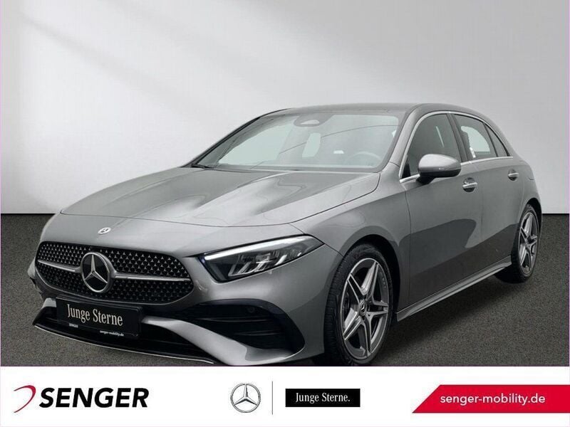 Grau Gebraucht 2024 Mercedes A200 AMG line Kleinwagen | 35.900 € (Etwas zu teuer) - Bild 1/4