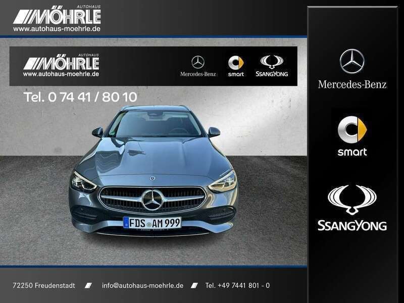 Lack selenitgrau Gebraucht 2023 Mercedes C200 Avantgarde Kombi | 34.900 € (Guter Preis) - Bild 1/4