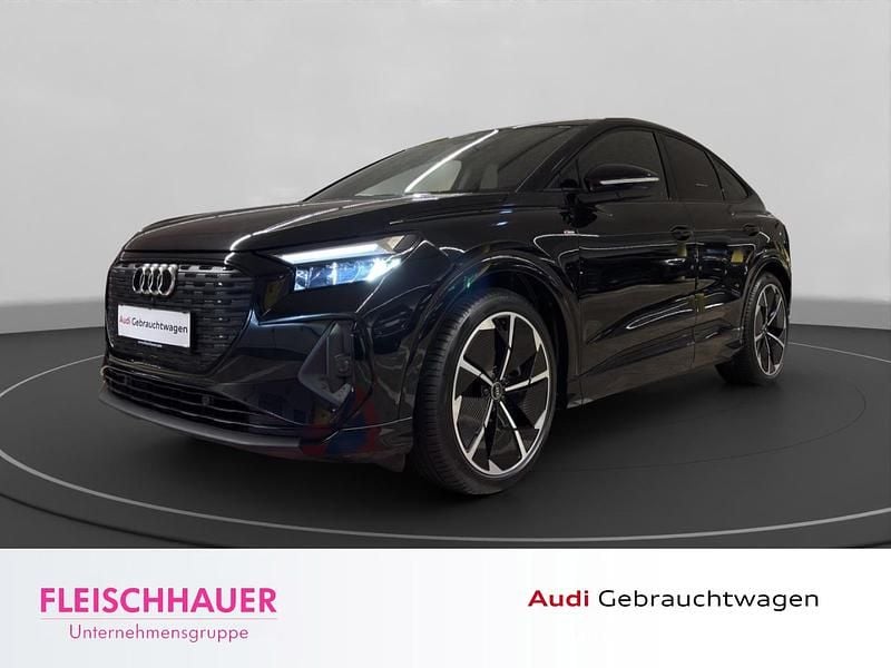 Schwarz Gebraucht 2022 Audi Q4 Sportback e-tron S-Line SUV | 29.980 € (Superpreis) - Bild 1/4