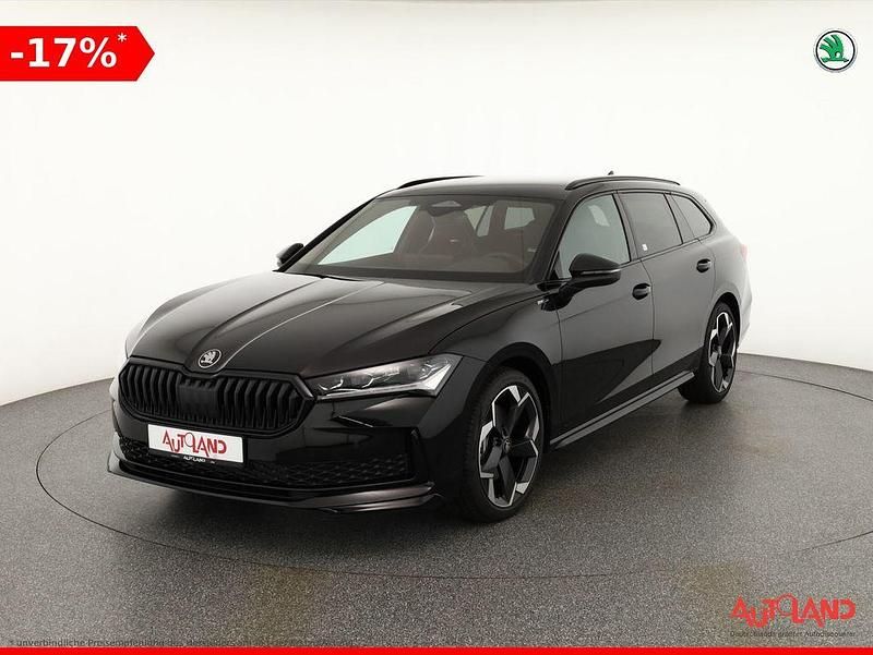 Schwarz Neu 2025 Skoda Superb SportLine Kombi | 47.890 € (Superpreis) - Bild 1/4