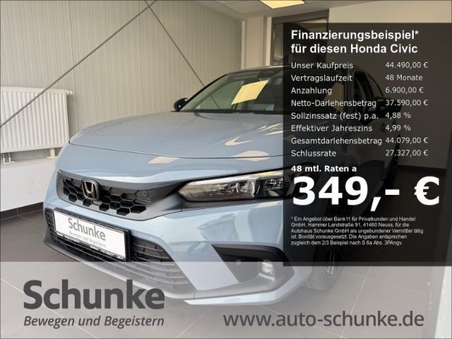 Grau Neu 2025 Honda Civic Advance Limousine | 44.490 € (Teuer) - Bild 1/4