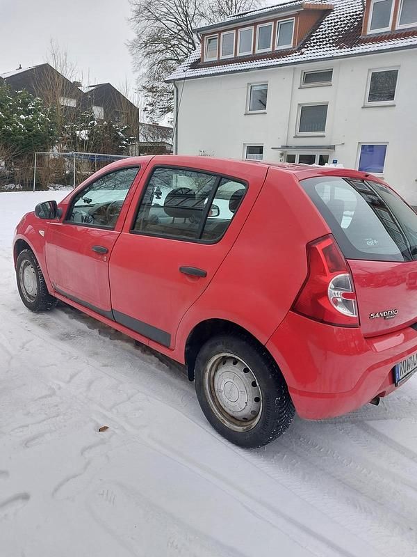 Gebraucht Dacia Sandero 2010 Rot Kleinwagen