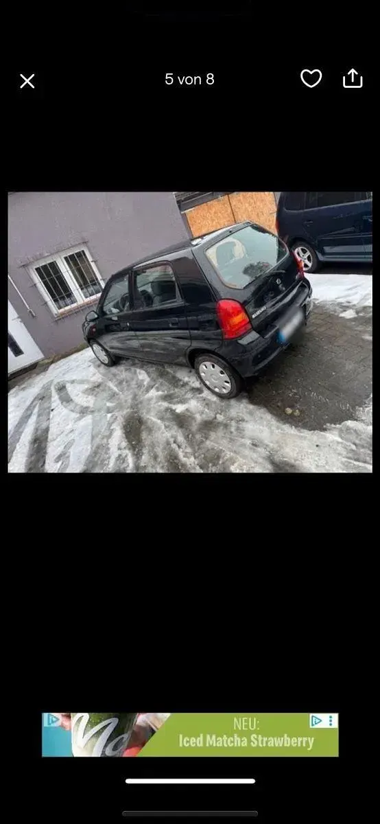 Gebraucht Suzuki Alto 63 PS (46 kW) 2001 Schwarz Kleinwagen