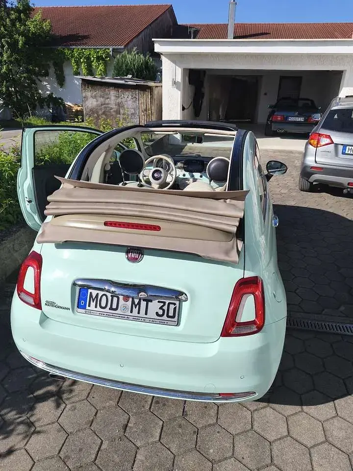 Gebraucht Fiat 500C Lounge 69 PS (50 kW) 2019 Grün Cabrio