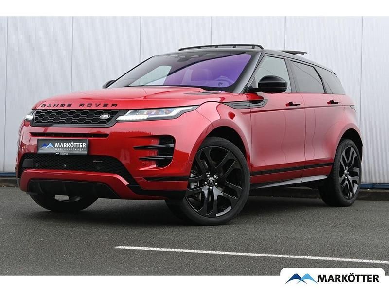 Rot Gebraucht 2021 Land Rover Range Rover evoque R-Dynamic SUV | 38.450 € (Etwas zu teuer) - Bild 1/4