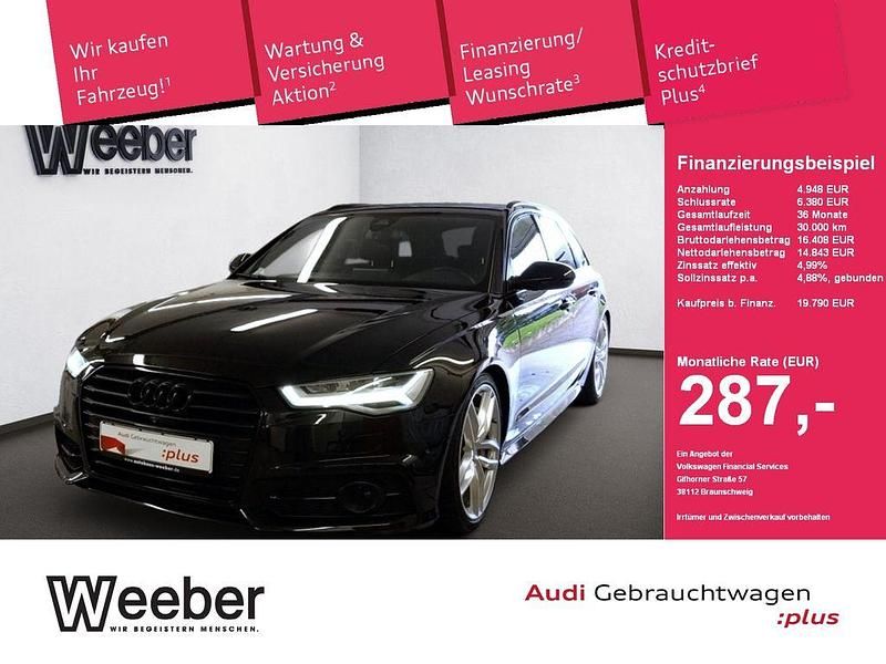 Mythosschwarz (metallic) Gebraucht 2016 Audi A6 Competition Kombi | 19.789 € (Superpreis) - Bild 1/4
