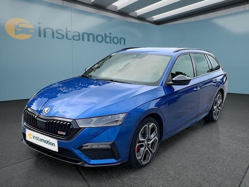Blau Gebraucht 2021 Skoda Octavia RS Kombi | 26.399 € (Fairer Preis) - Bild 1/4