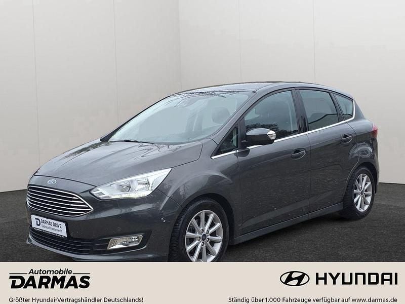 Grau Gebraucht 2018 Ford C-MAX Titanium Van / Kleinbus | 12.990 € (Fairer Preis) - Bild 1/4