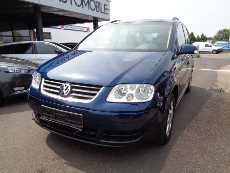 Blau Gebraucht 2006 VW Touran Goal Van / Kleinbus | 1.199 € (Guter Preis) - Bild 1/4