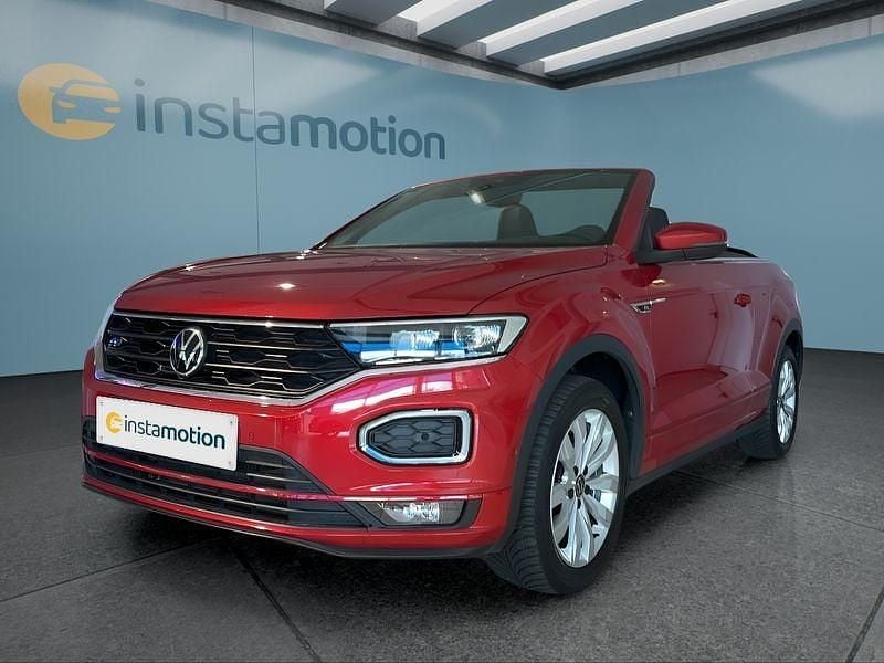 Rot Gebraucht 2021 VW T-Roc Cabriolet Cabrio | 26.349 € (Fairer Preis) - Bild 1/4