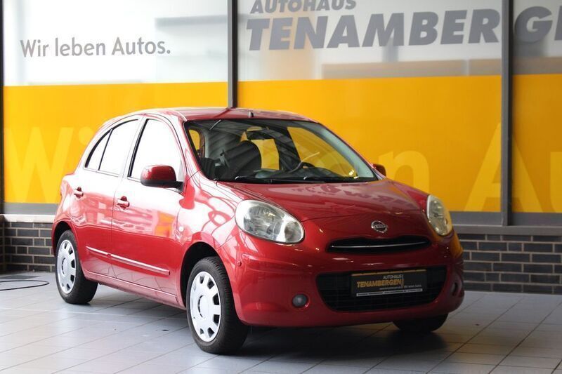 Gebraucht Nissan Micra Acenta 80 PS (58 kW) 2012 Rot Kleinwagen