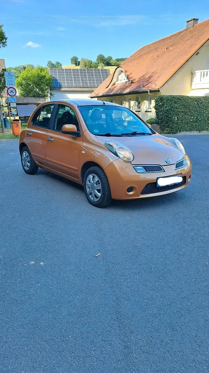 Gebraucht Nissan Micra 2009 Orange Kleinwagen