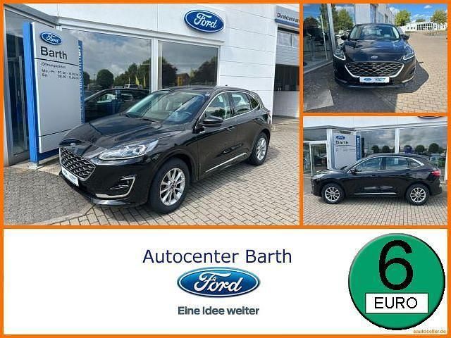 Obsidianschwarz metallic Gebraucht 2020 Ford Kuga Vignale SUV | 22.390 € (Fairer Preis) - Bild 1/4