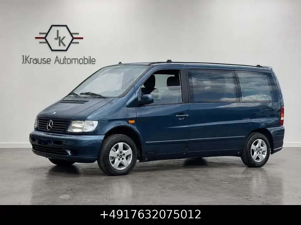 Gebraucht Mercedes V220 122 PS (89 kW) 2003 Blau Van / Kleinbus