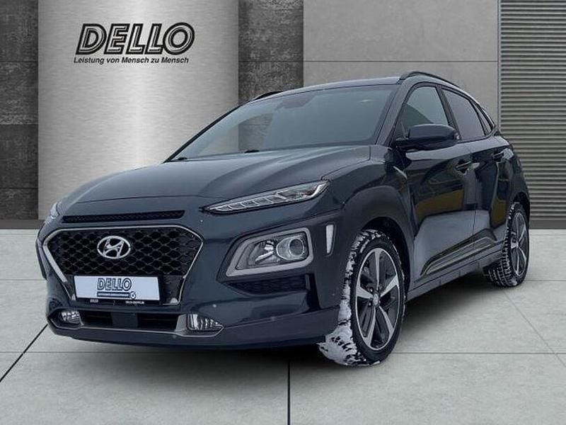 Gebraucht Hyundai Kona Style 177 PS (130 kW) 2019 Dark knight / mic SUV