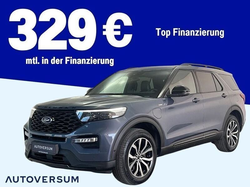 Blau Gebraucht 2021 Ford Explorer ST-Line SUV | 41.855 € (Superpreis) - Bild 1/4